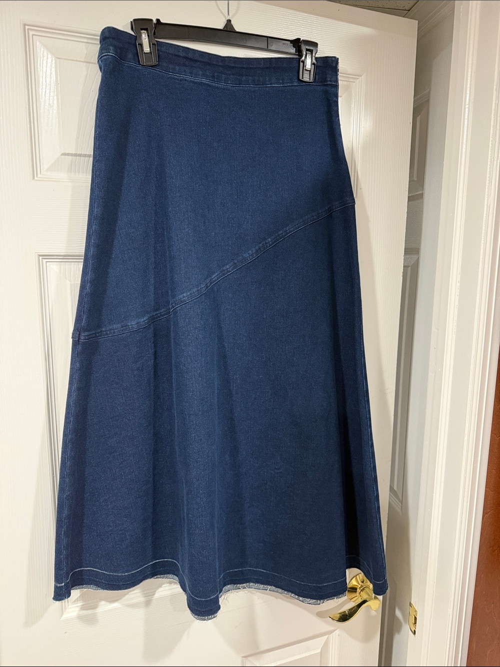 Women’s Navy Denim Skirt